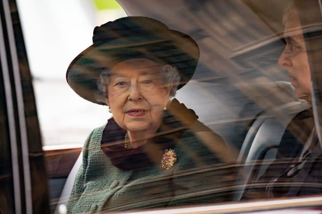 Elizabeth II se rend &agrave; l'abbaye de Westminster, le 29&nbsp;mars 2022