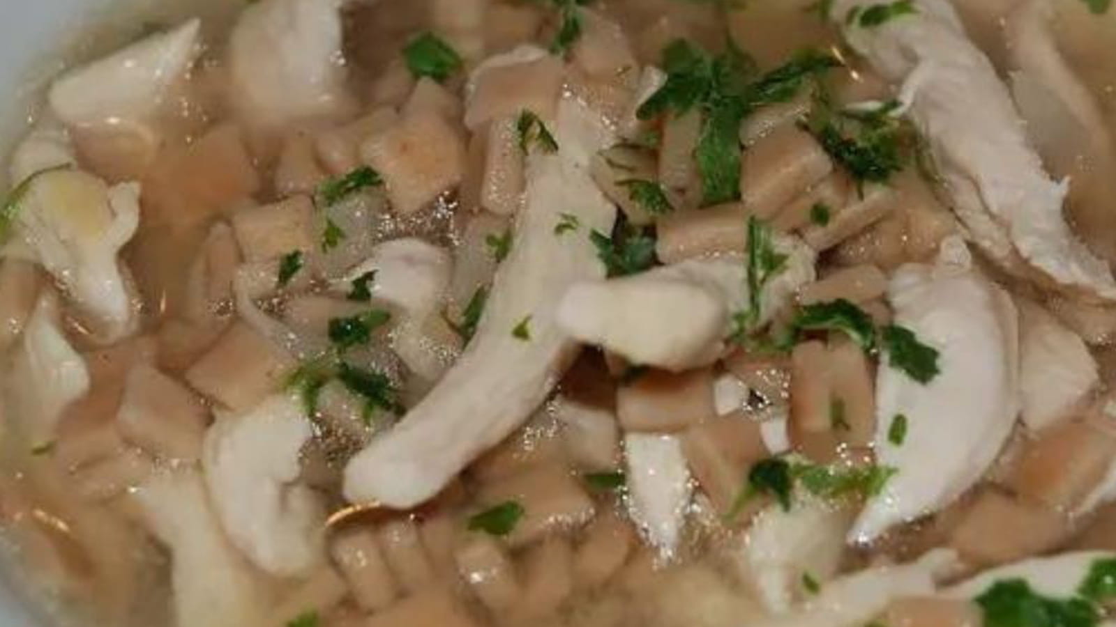 Soupe de poulet et crozets