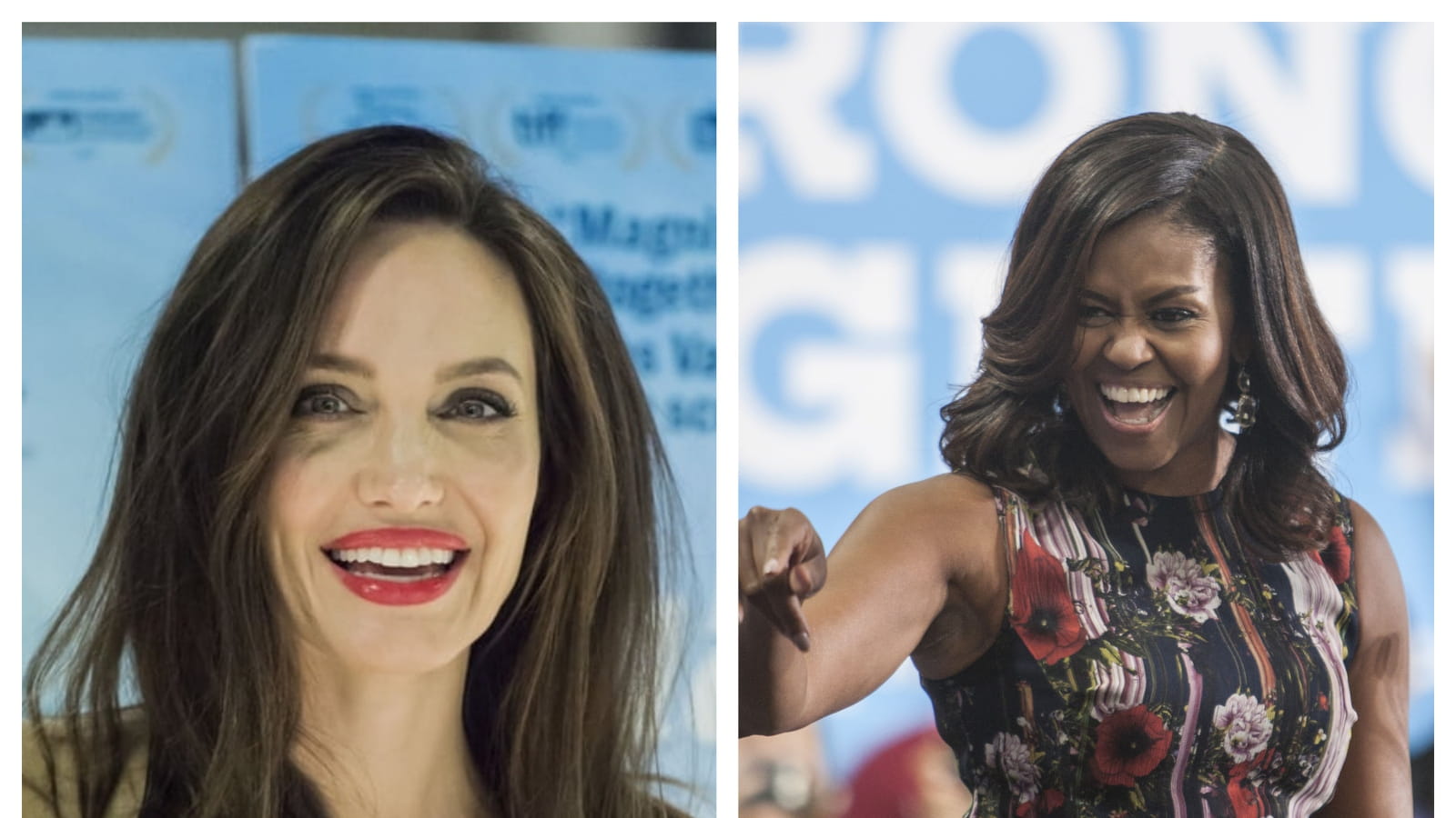 Angelina Jolie et Michelle Obama