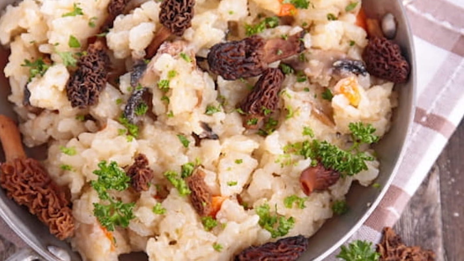 Risotto aux morilles