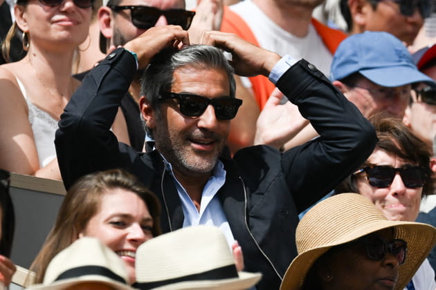 Ary Abittan n'en croit pas ses yeux à Roland-Garros