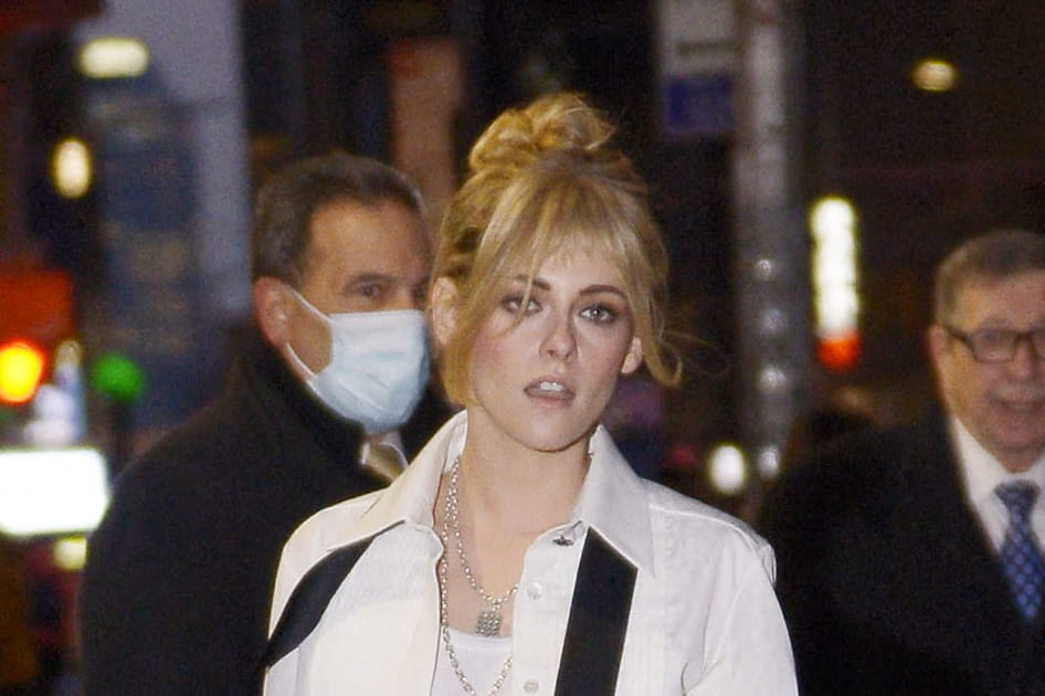 Le chignon messy de Kristen Stewart