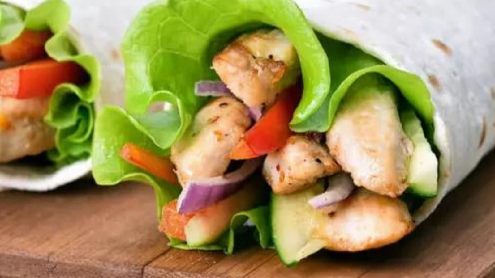 Wrap au poulet, tomate et raifort