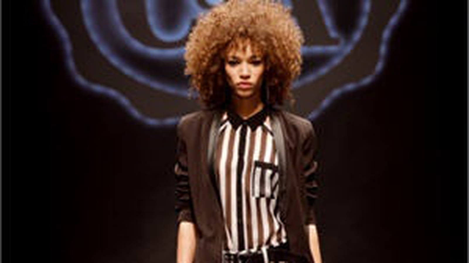 Pantalon rayé noir et blanc de C&A