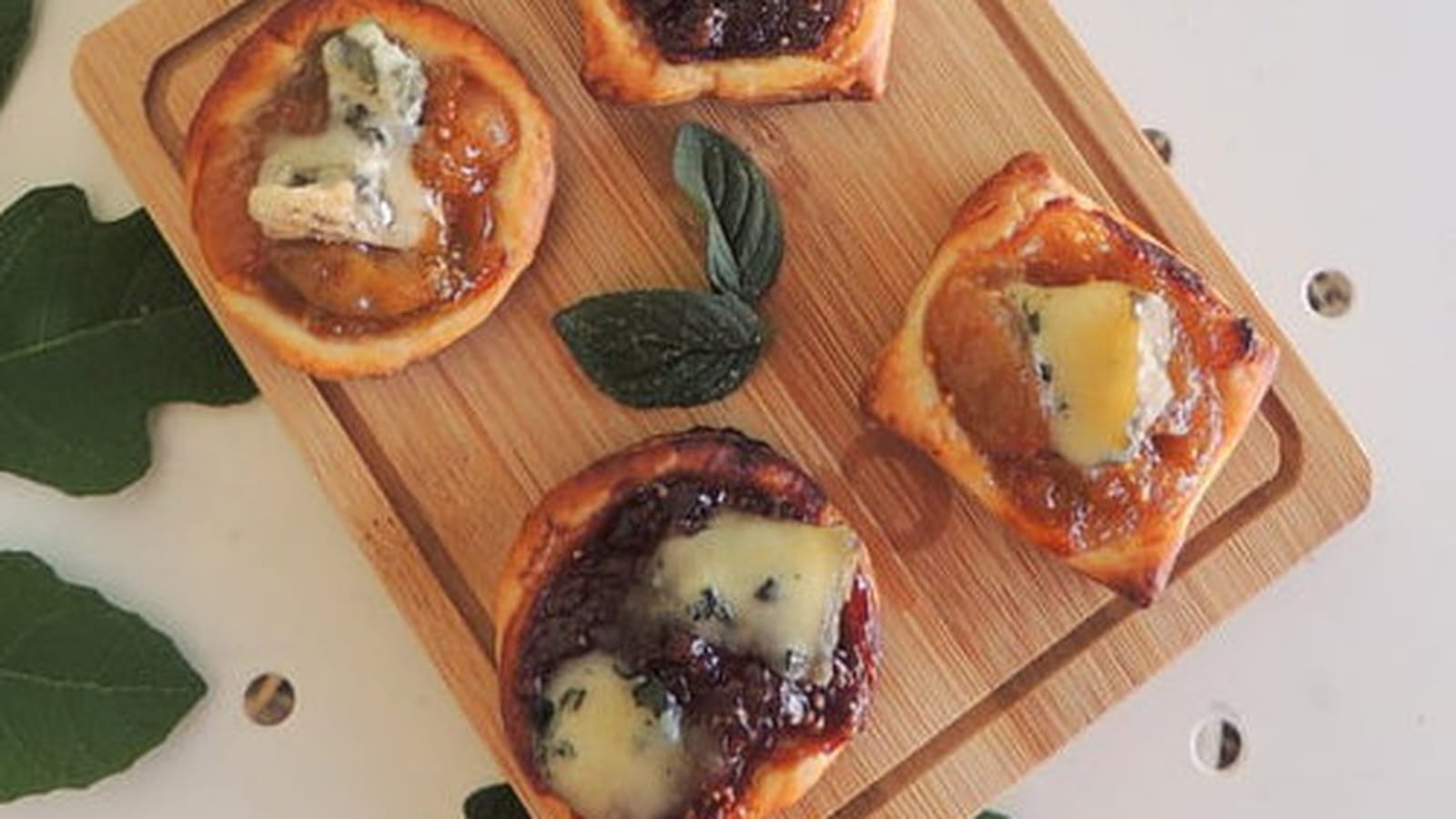 Bouchées feuilletées chutney mi figue mi raisin