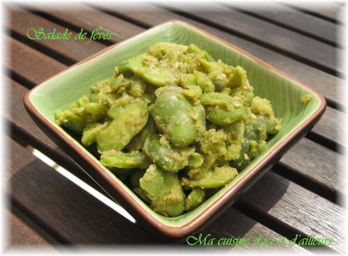 Salade de fèves