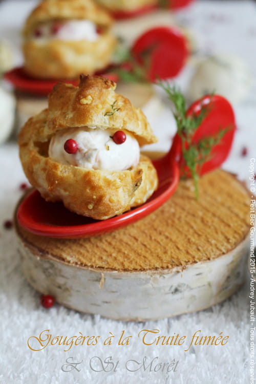 Gougères à la truite et St Môret