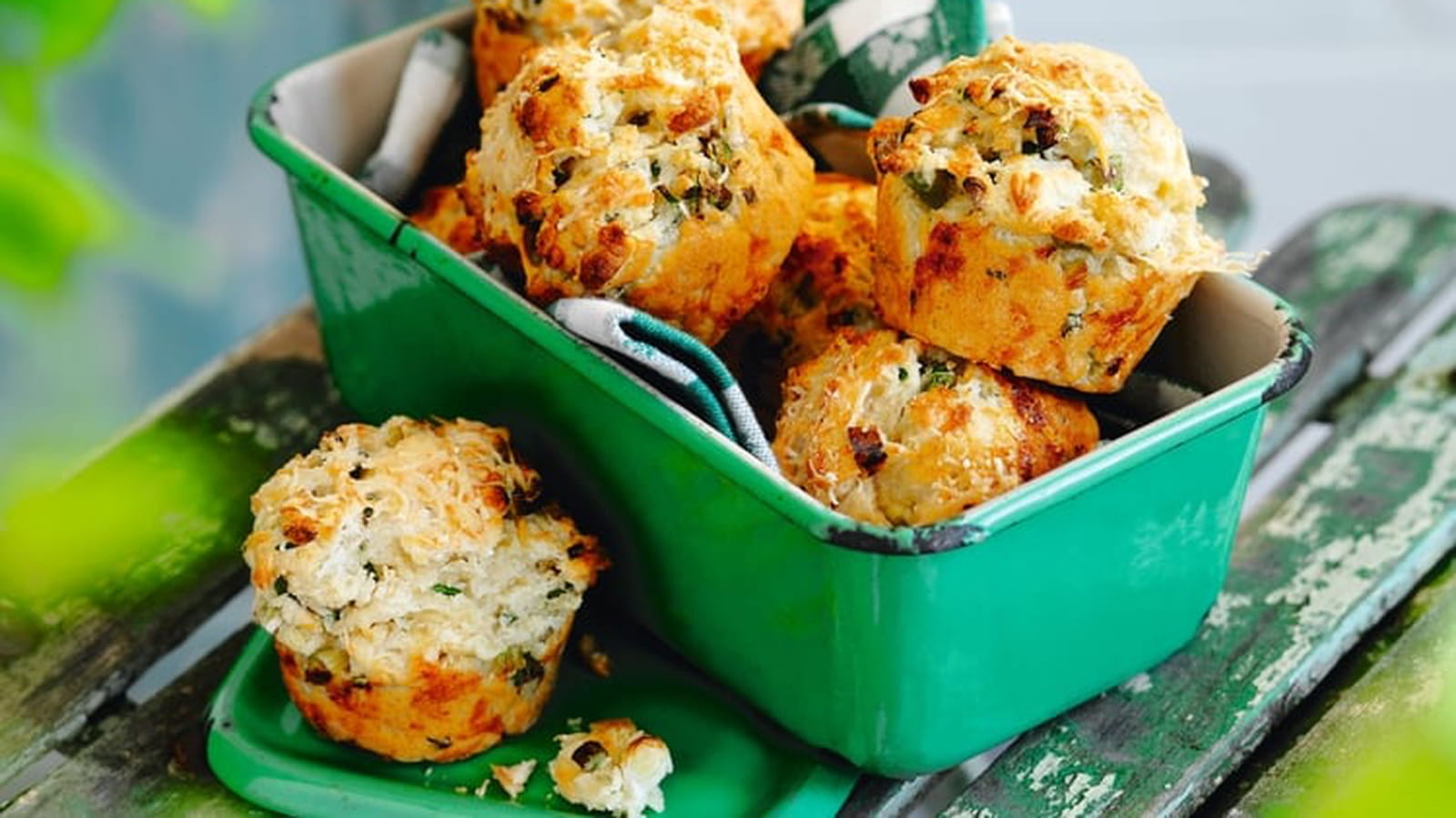 Muffins aux trois fromages