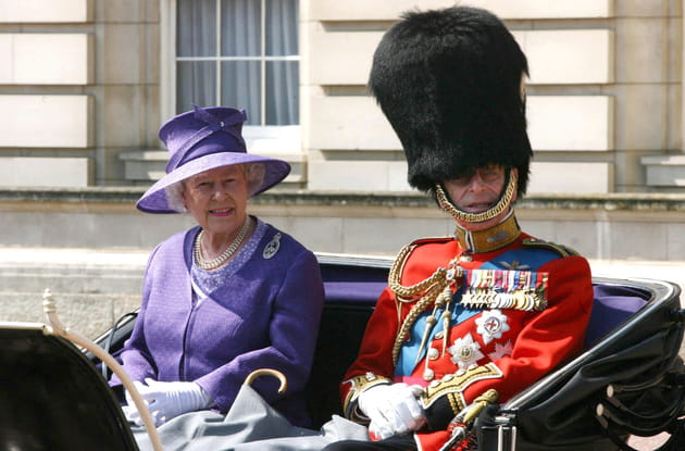 Devant Buckingham Palace, en 2006