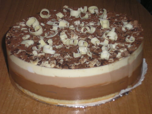 Dessert trois chocolats