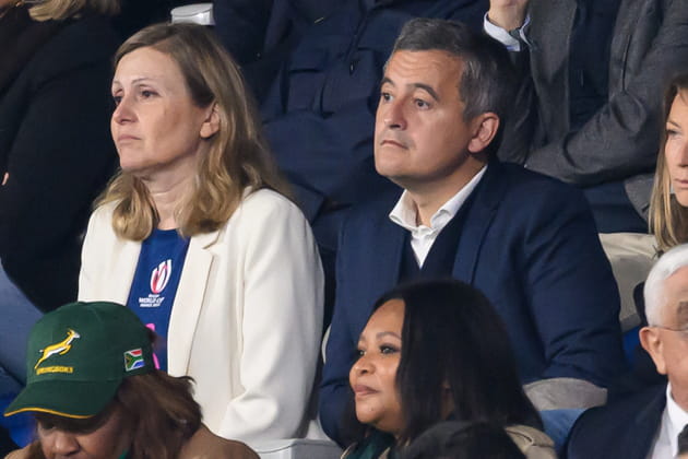 Match France-Afrique du Sud&nbsp;: Ya&euml;l Braun-Pivet et G&eacute;rald Darmanin, tr&egrave;s attentifs au score