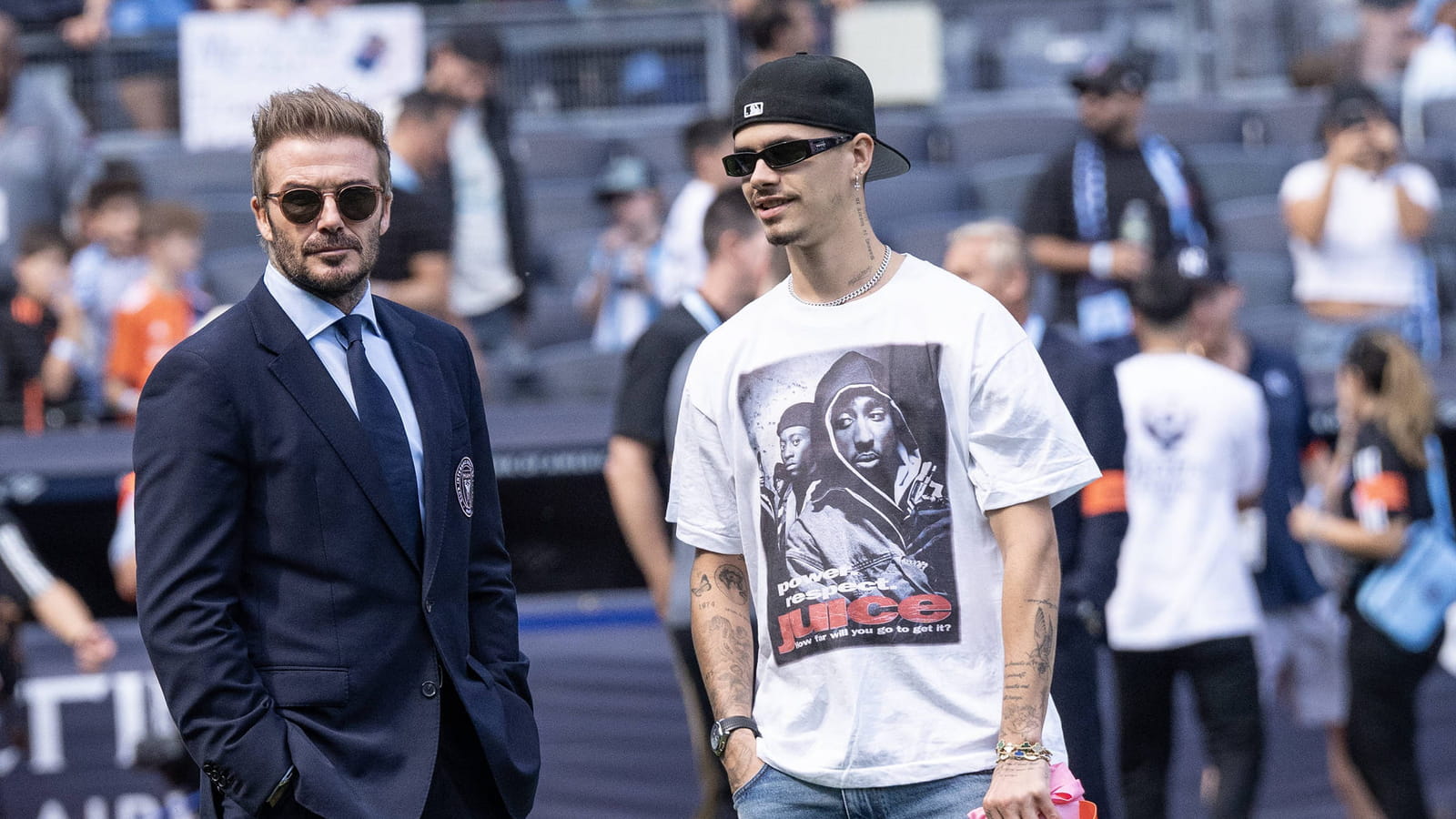 David et Romeo Beckham