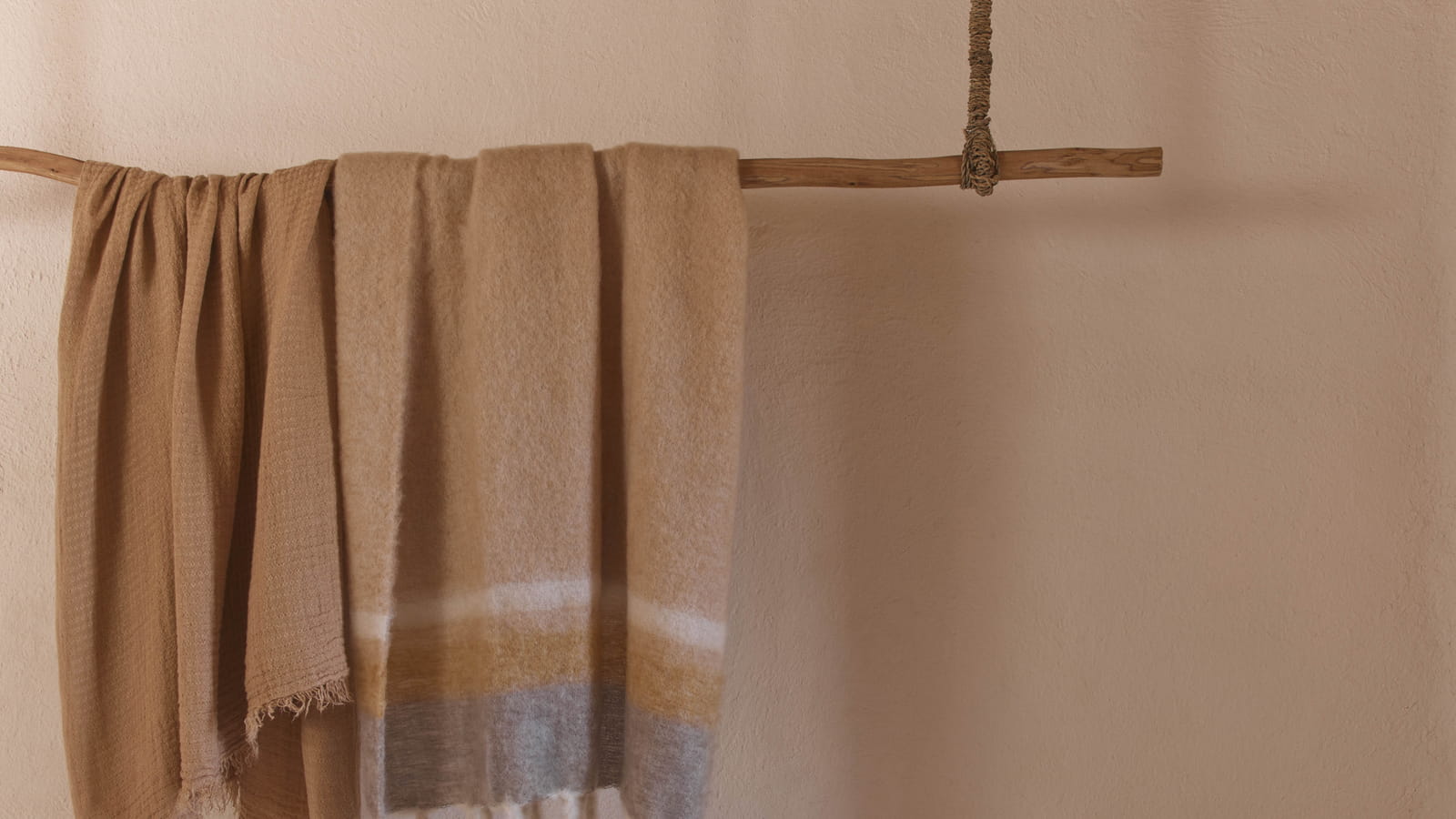 Couverture en mohair 