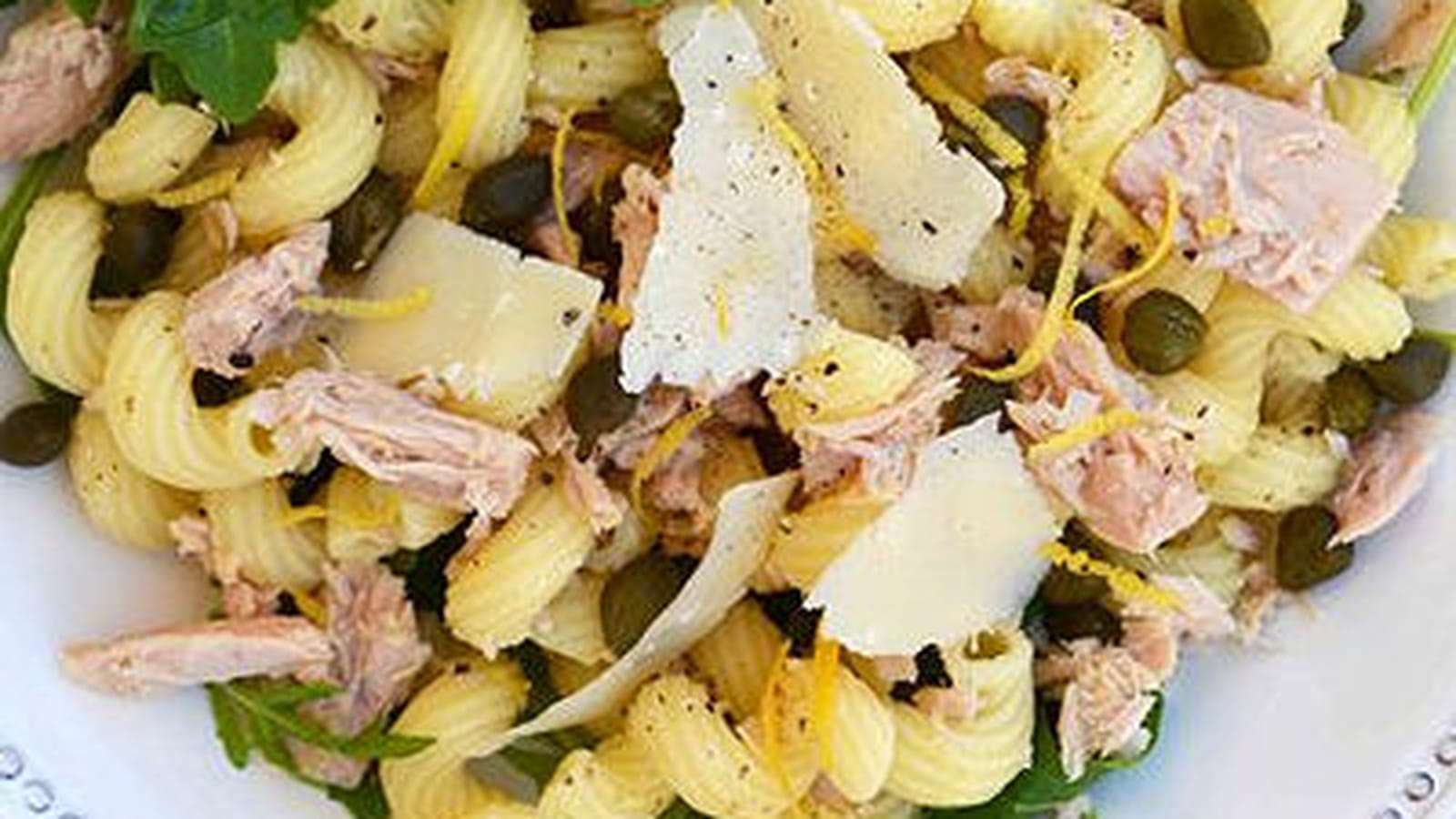 Salade de pâtes au thon et au citron