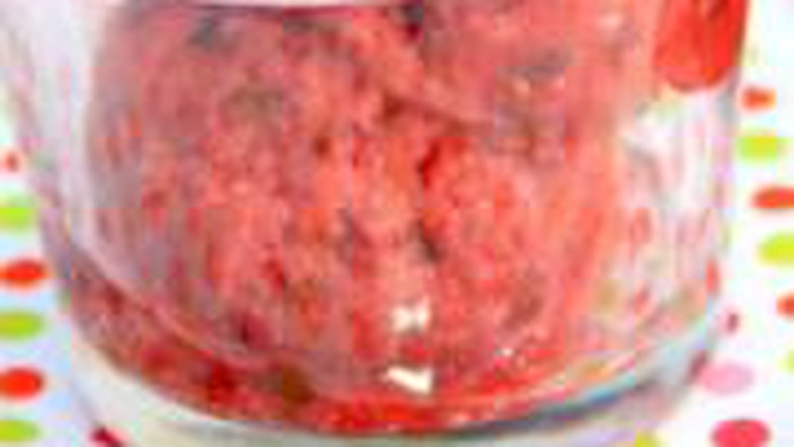 Sorbet fraise et basilic (sans sorbetière)