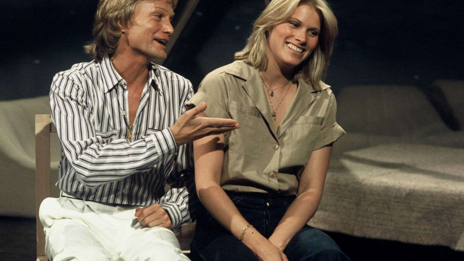 Claude François avec sa dernière compagne, Kathalyn 