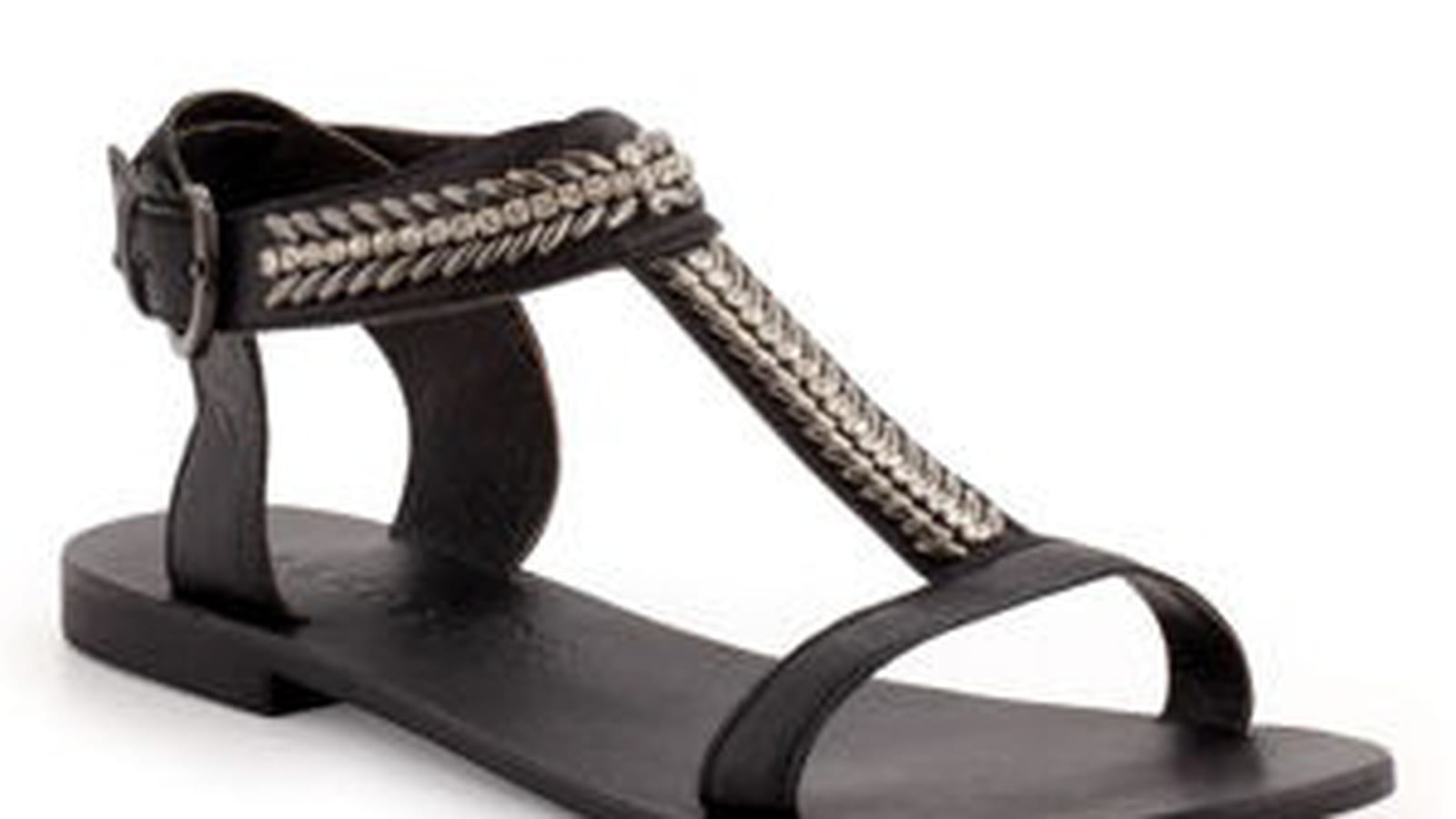 Sandales noires de La Halle aux chaussures