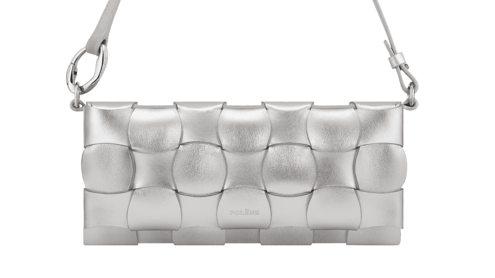 Sac “Neiti”, métallisé lisse, Polène Paris