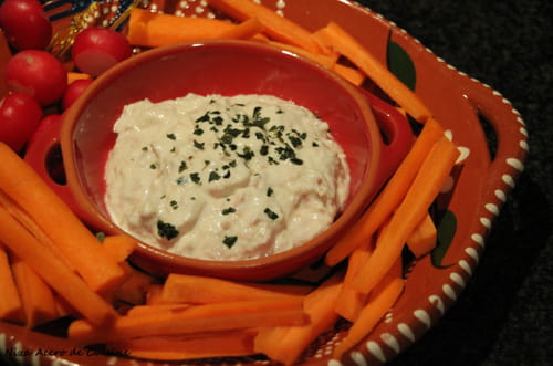 Dips au thon et basilic