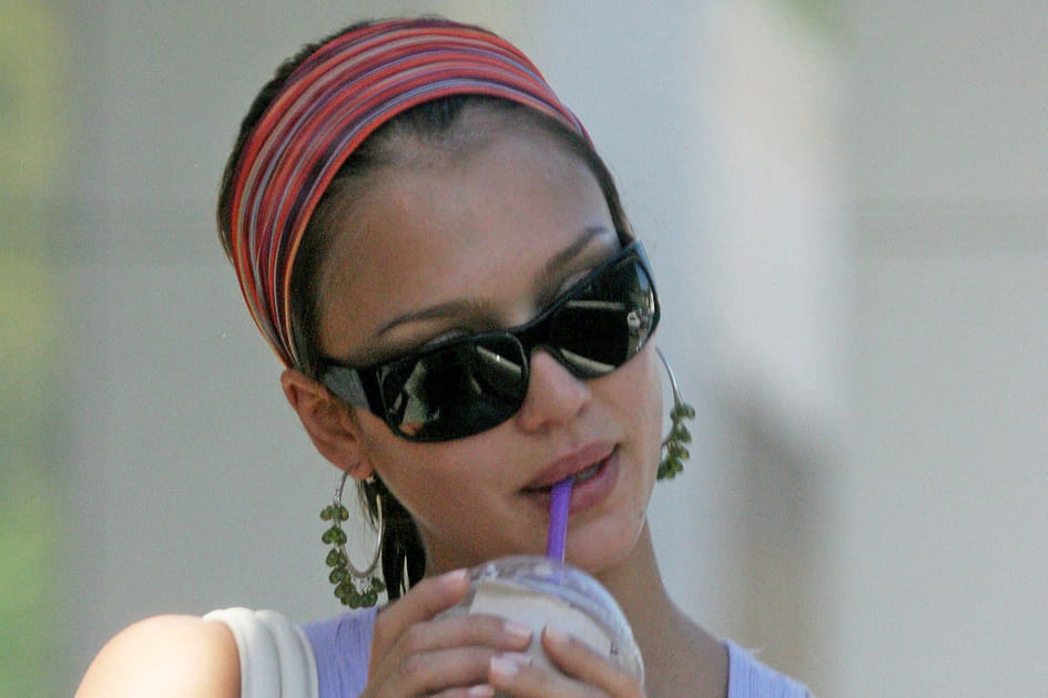 Jessica Alba, ang&eacute;lique avec sa mine naturelle