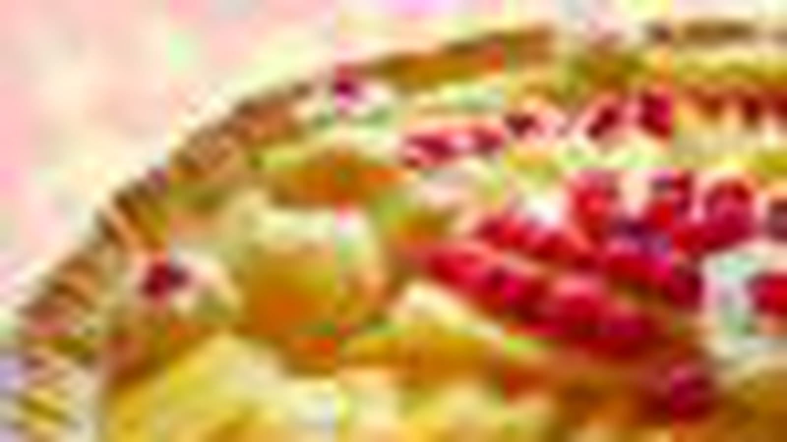Tarte aux fruits sans jus