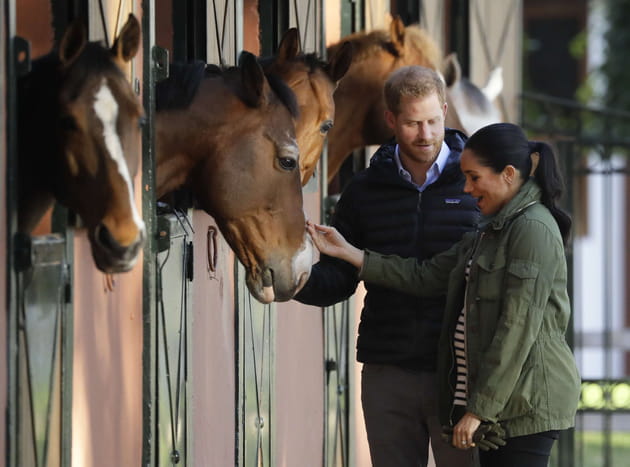 Le prince Harry et Meghan Markle lors d'une visite au Maroc, 25&nbsp;f&eacute;vrier 2019.