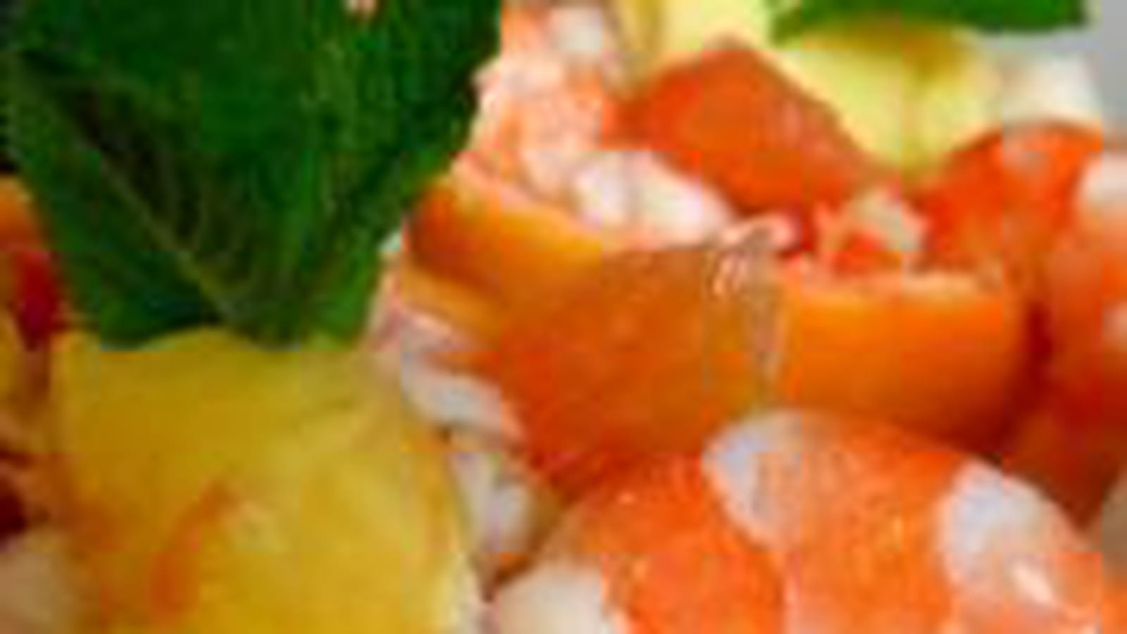 Pamplemousse rose au crabe