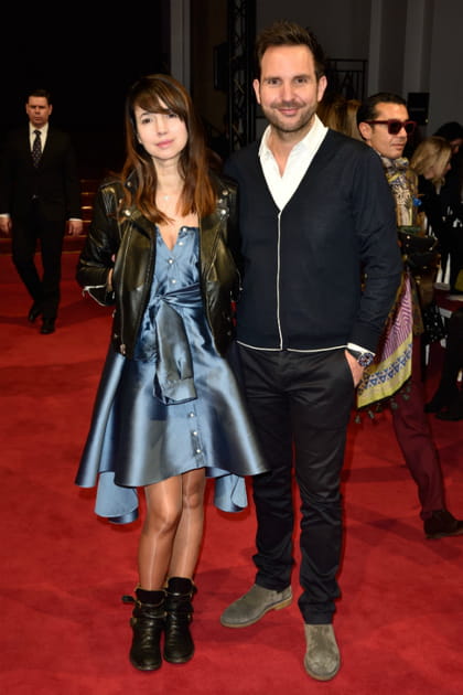 Delphine McCarty et Christophe Michalak chez Alexis Mabille