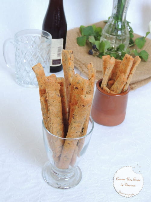 Crackers au fromage et graines