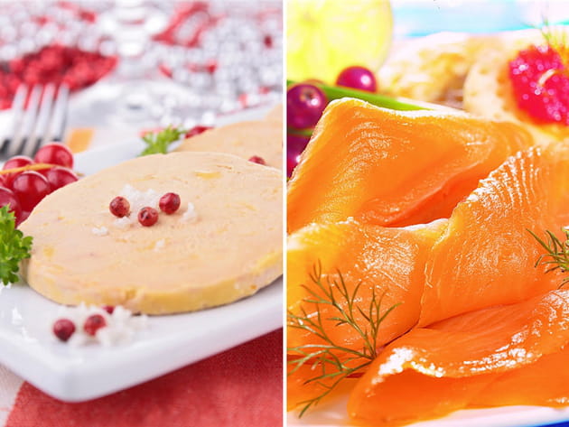 Présentation Assiette Foie Gras Et Saumon Fumé Foie gras ou saumon fumé