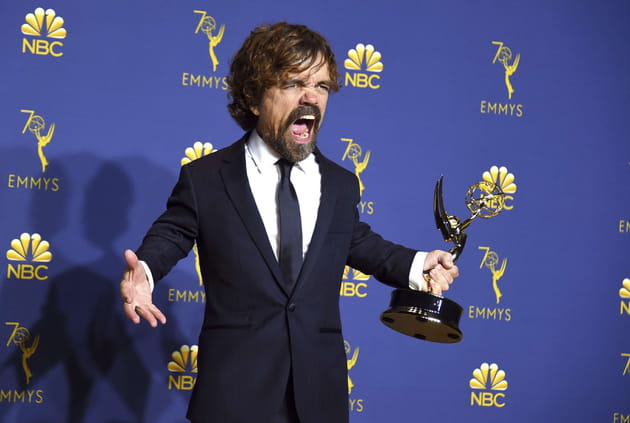 Peter Dinklage exulte, meilleur second r&ocirc;le pour son interpr&eacute;tation de Tyrion Lannister