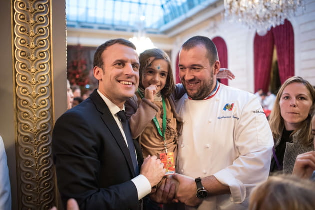 Emmanuel Macron et Brigitte Macron : Noël à l'Élysée