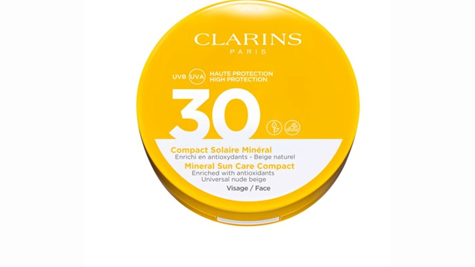 Compact solaire minéral, Clarins