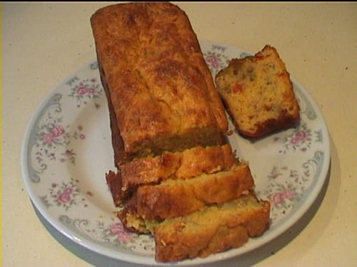 Cake aux légumes de ratatouille