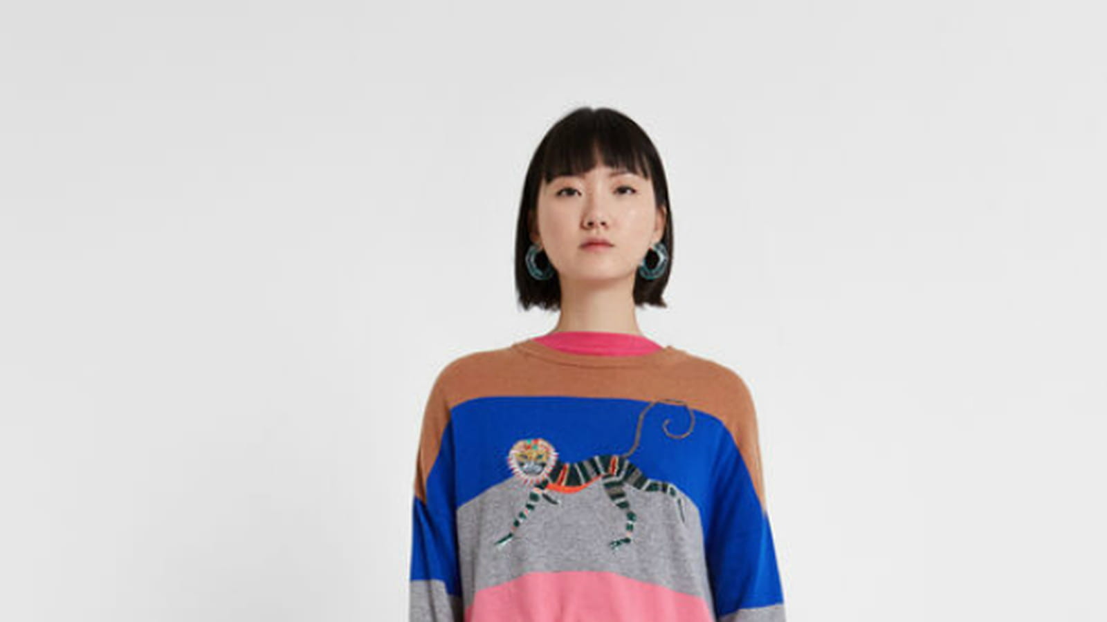 Jean brodé Desigual