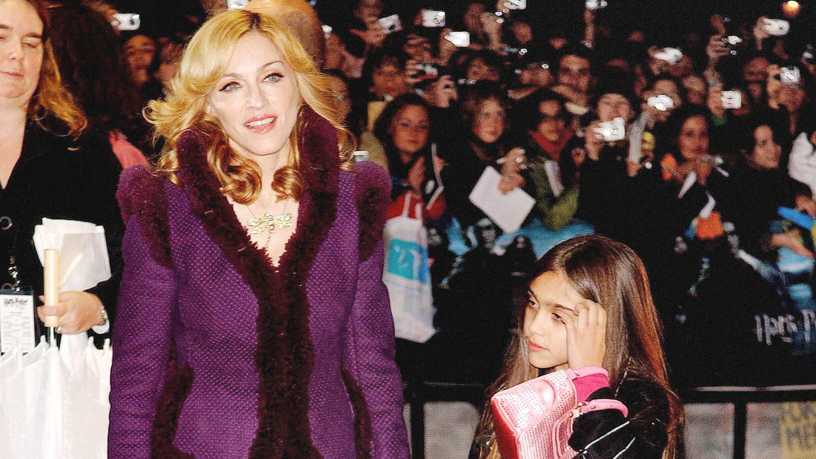 Madonna et Lourdes Leon à Londres en 2005