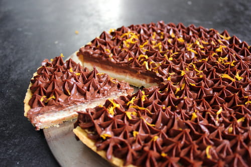 Tarte chocolat façon cheesecake