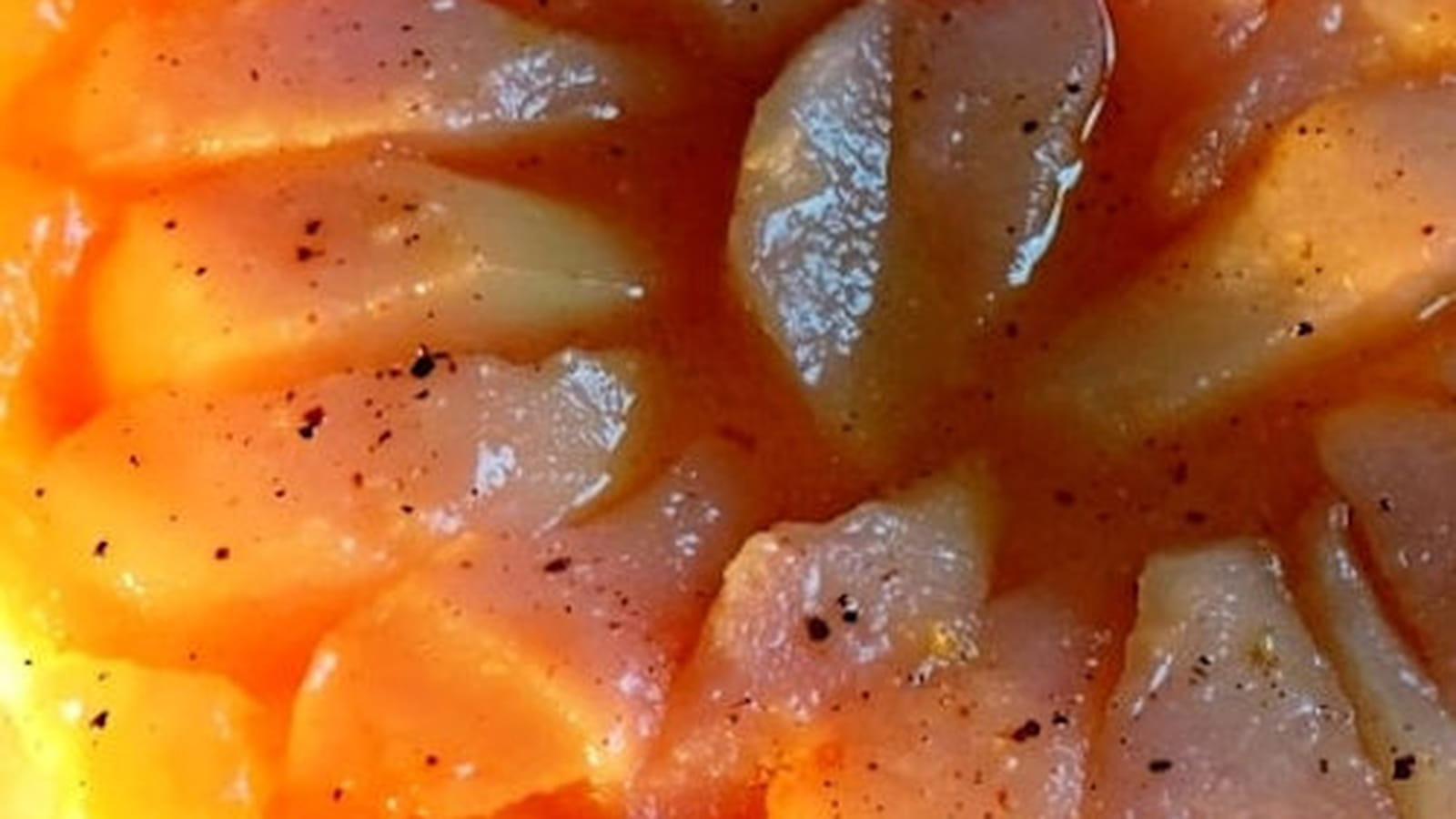Tatin de poires au poivre de Sichuan