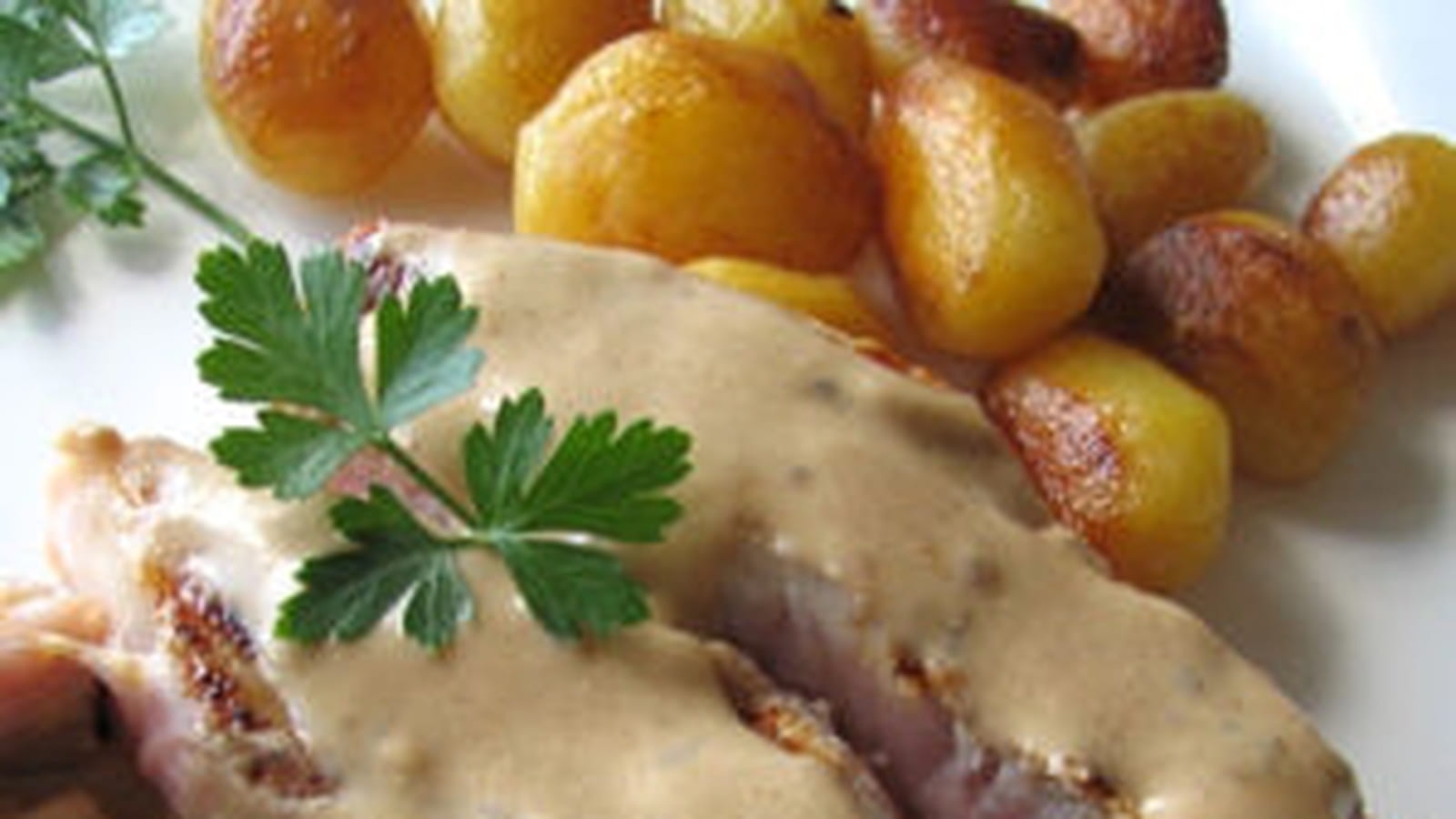 Côtes de veau aux morilles et à la crème