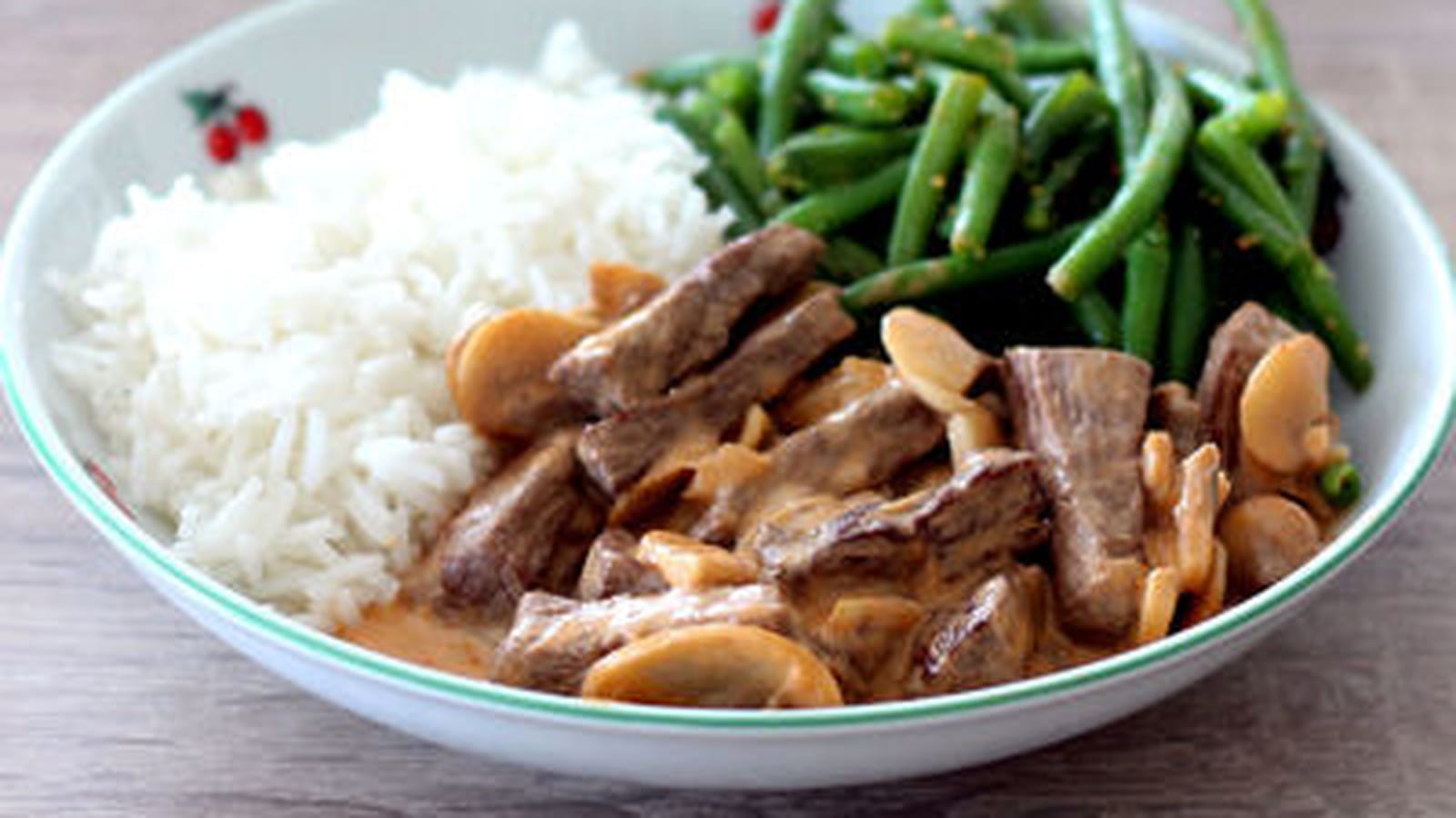 Boeuf strogonoff