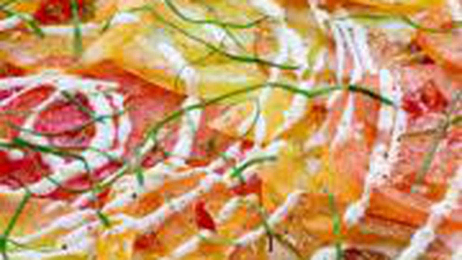 Carpaccio de tomates, crème fraîche aux quatre épices et oseille