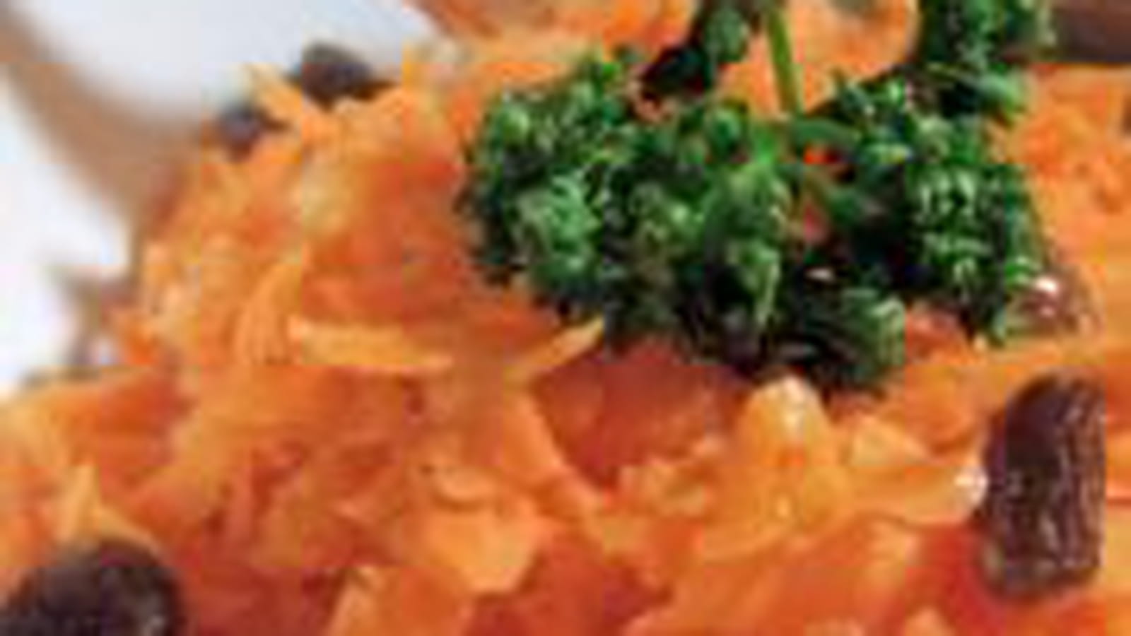 Salade de carottes aux raisins et huile d'argan