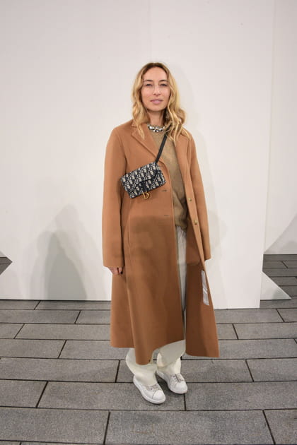 Alexandra Golovanoff au d&eacute;fil&eacute; Maison Rabih Kayrouz