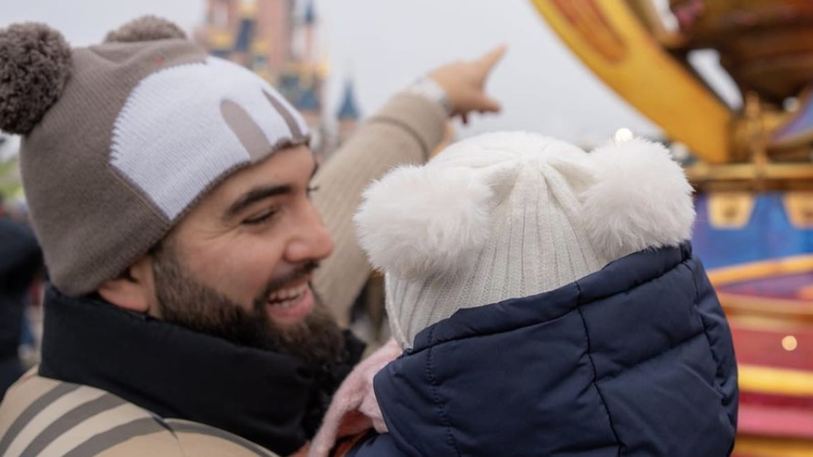 Kendji Girac et sa fille