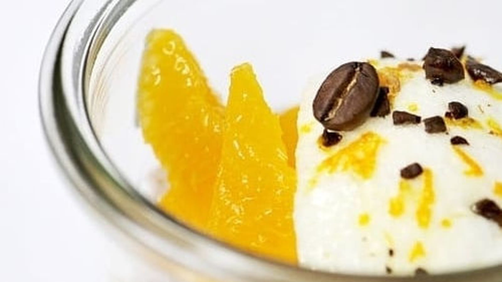 Île flottante café mandarine chocolat chaud