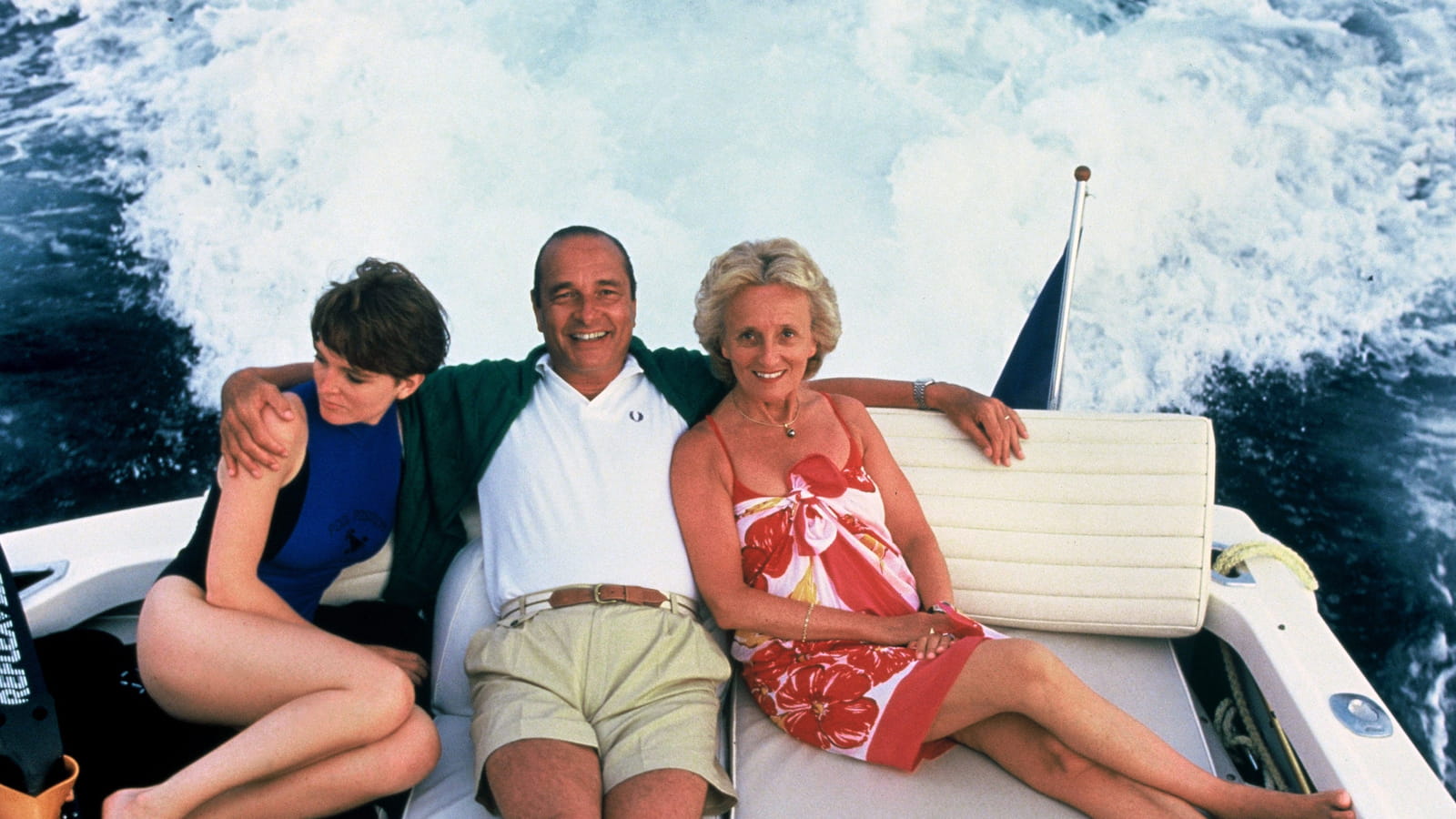 Claude Chirac, Jacques Chirac et Bernadette Chirac