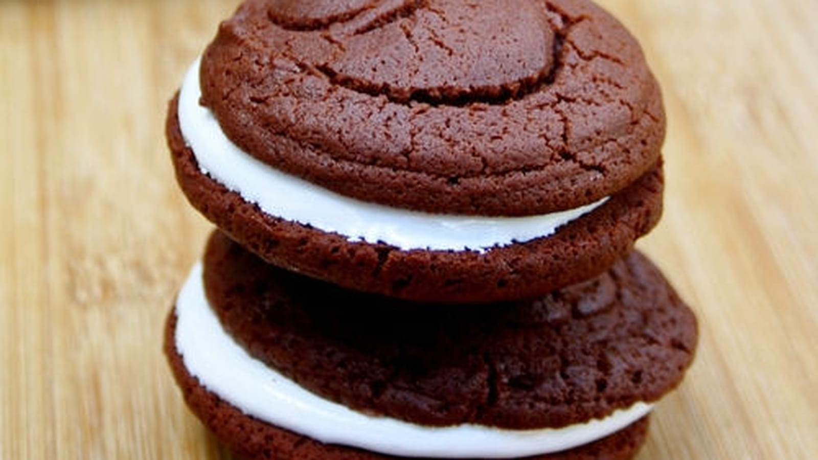 Whoopie pie au chocolat et guimauve