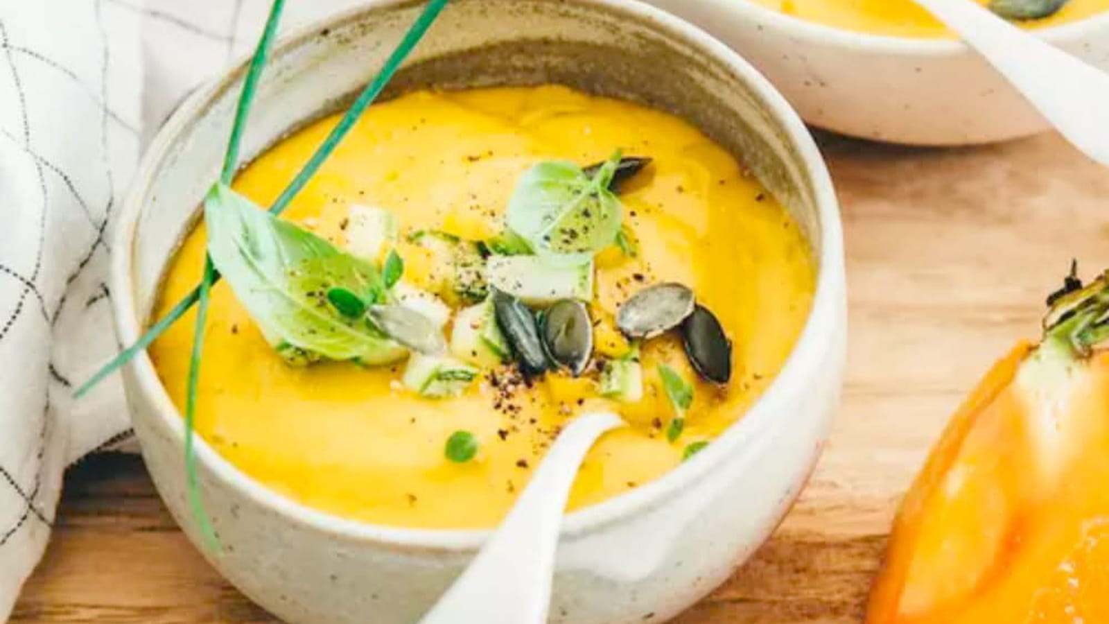 Gaspacho de tomates margold à la mangue
