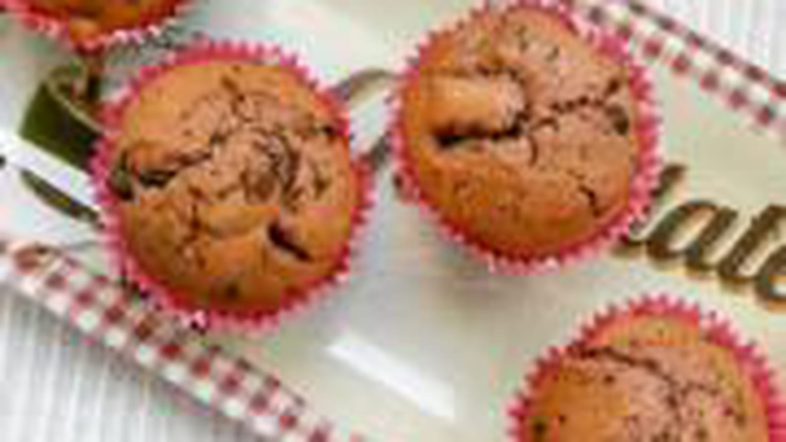 Muffins chocolat poires