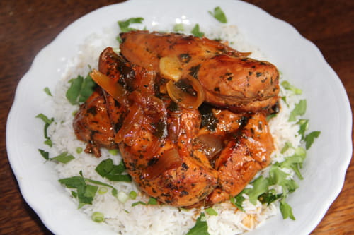 Poulet roussi créole